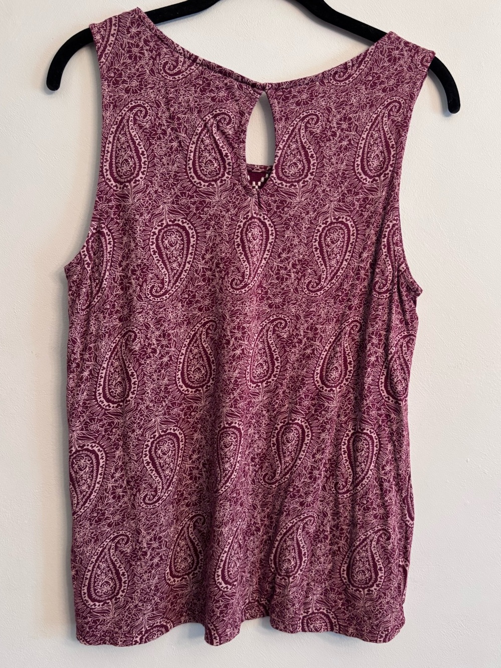 Lucky Brand Paisley Embroidered Tank Top - Picture 3 of 5